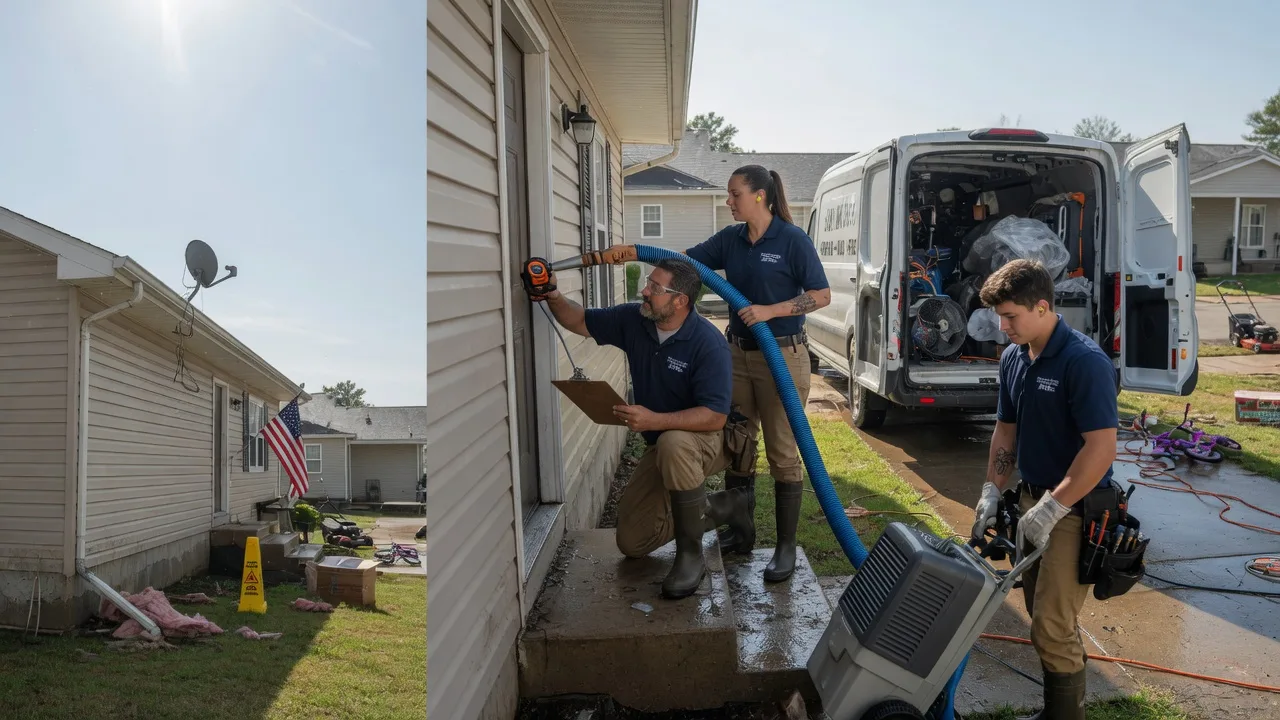Ceiling Water Damage Restoration in La Rose, IL near me